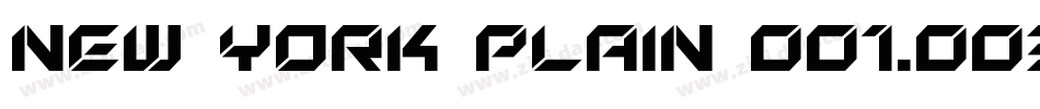 New York Plain 001.003字体转换